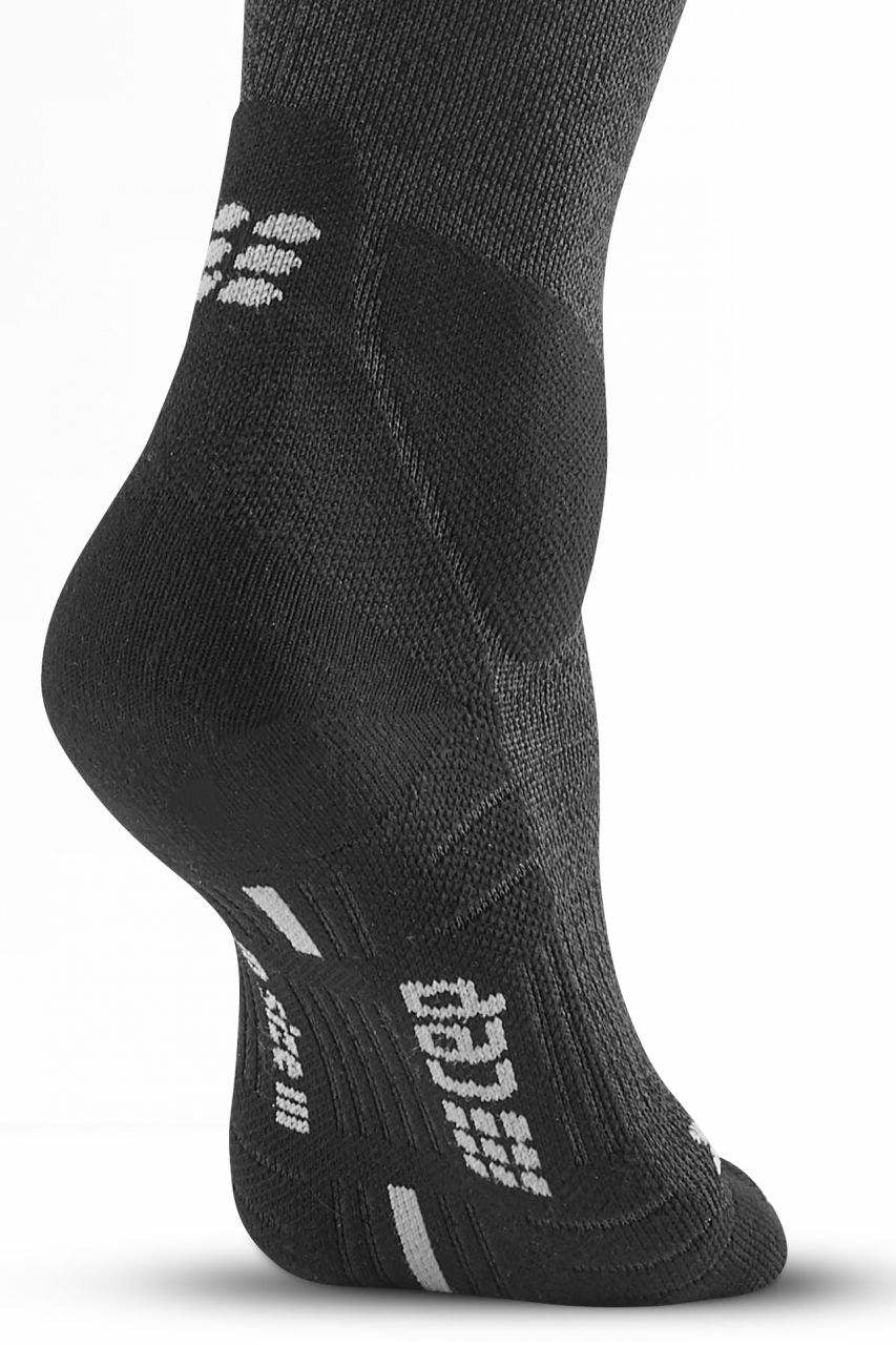 CEP Hiking Merino Compressiekousen - Zwart/Grijs