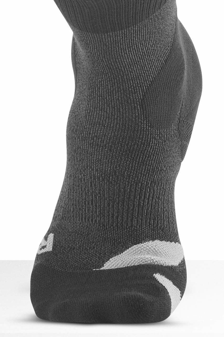 CEP Hiking Merino Compressiekousen - Zwart/Grijs