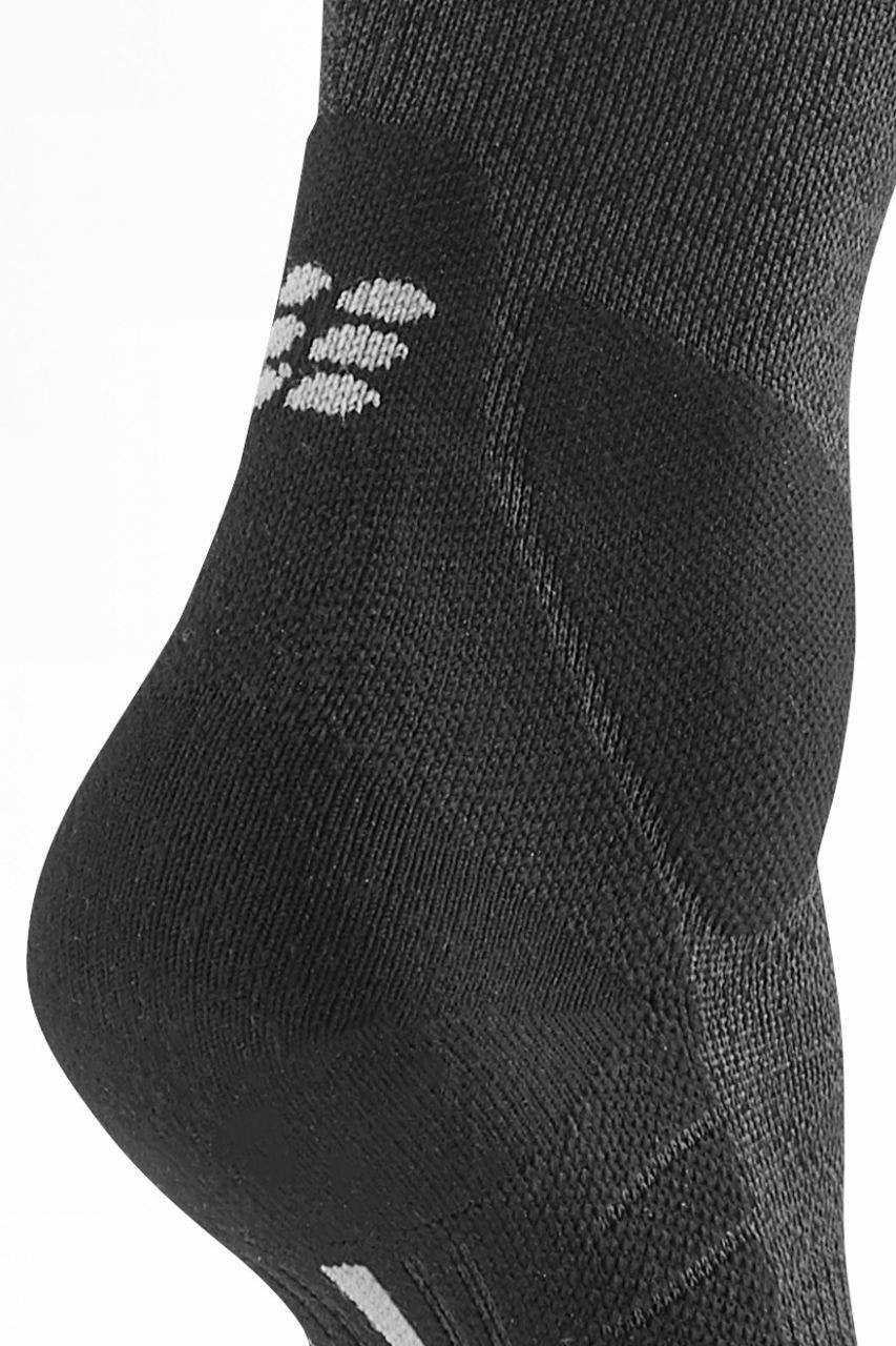 CEP Hiking Merino Compressiekousen - Zwart/Grijs