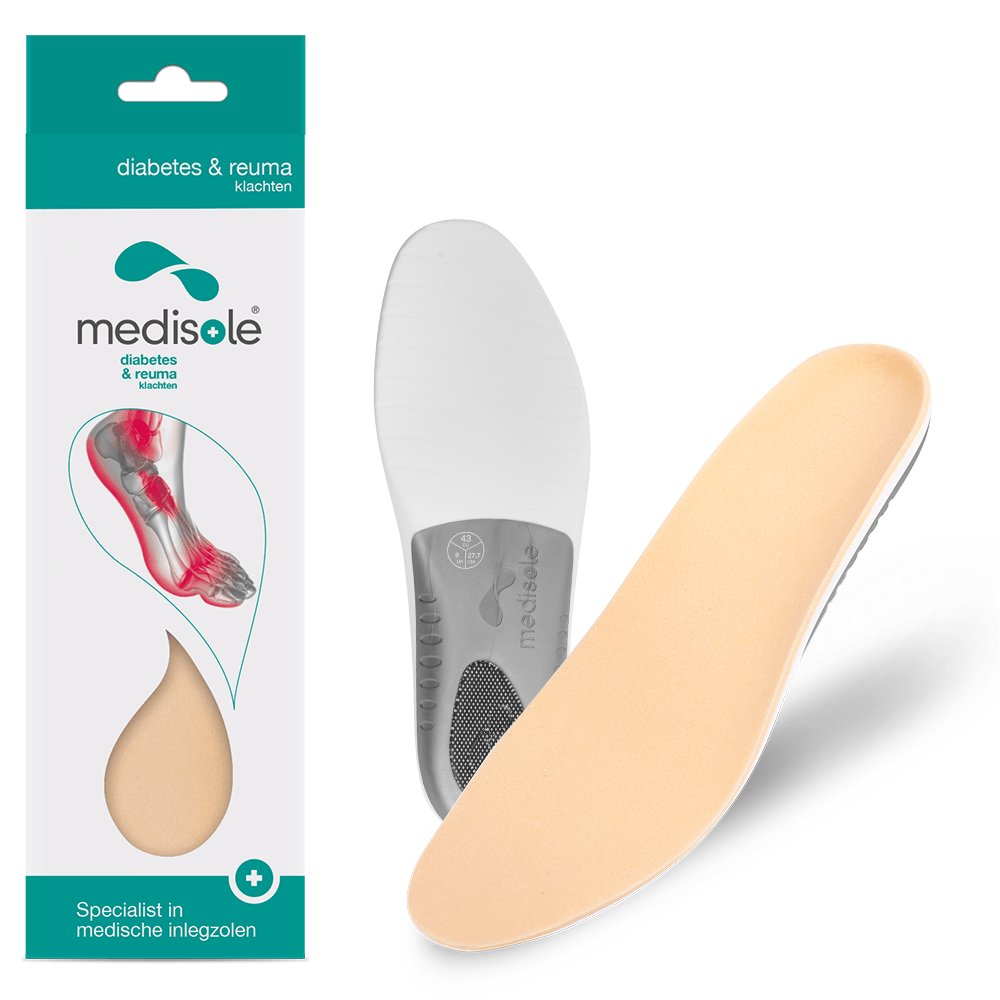 Medisole diabetes en reumaklachten steunzolen