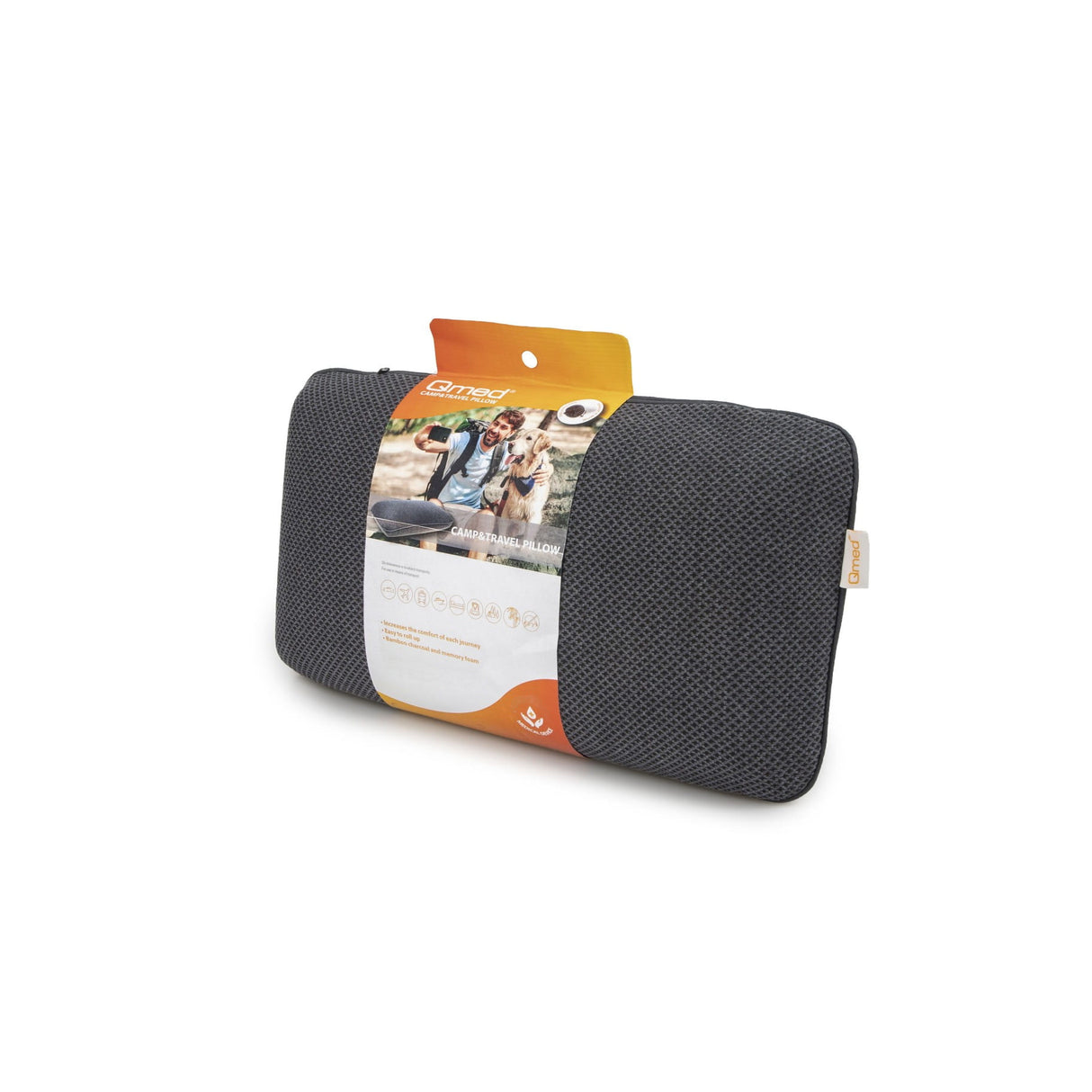 Qmed Bamboe Camp & Reis kussen - memory foam