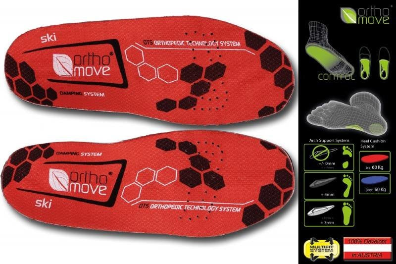 Orthomove ski silver inlegzolen