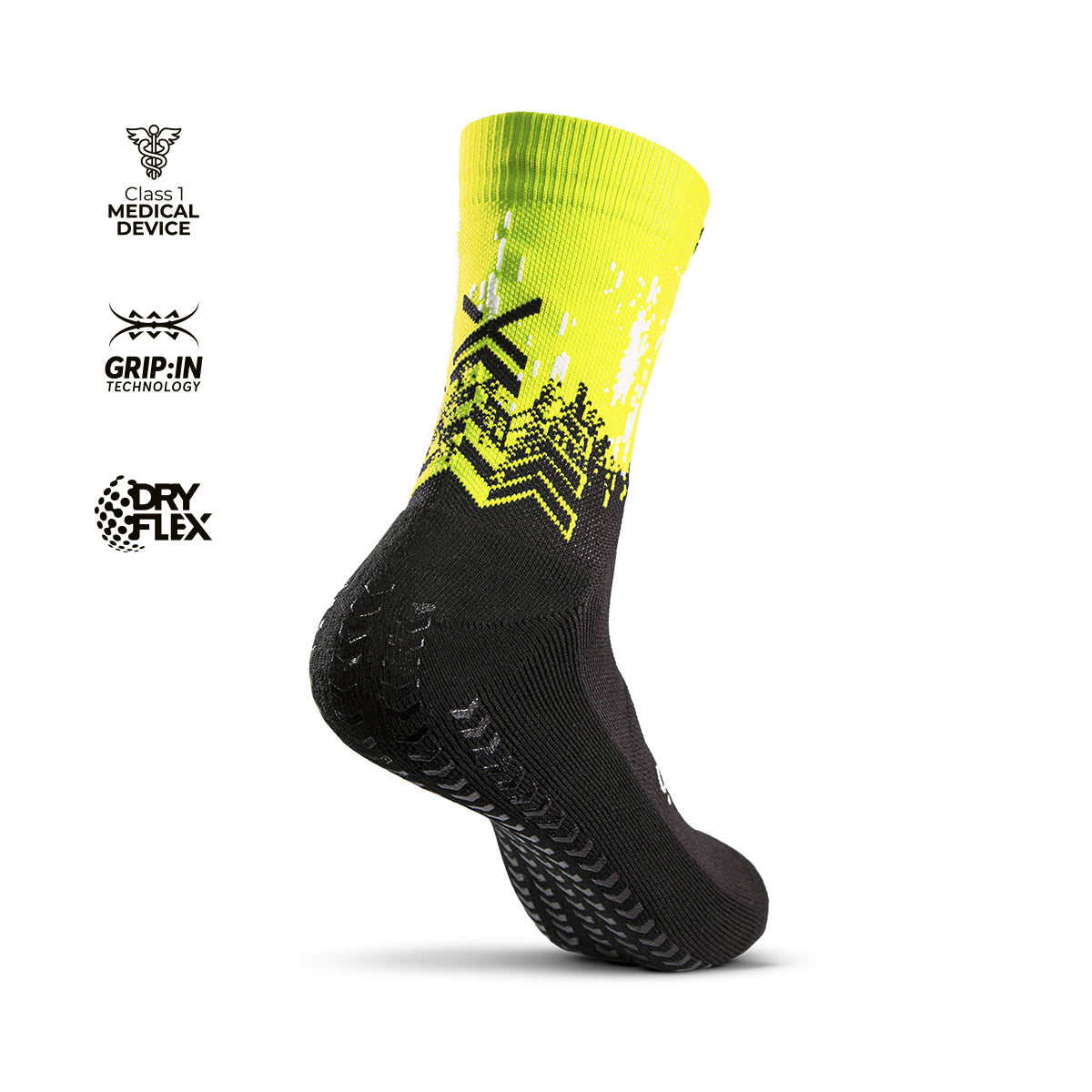 GEARXPro SOXPro - Padel - Zwart/Geel