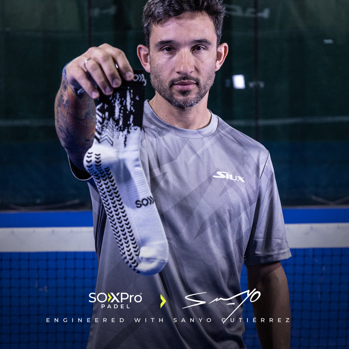 GEARXPro SOXPro - Padel - Wit/Zwart