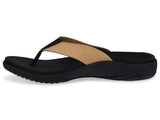Spenco Slippers Yumi Pure dames - Black/Tan