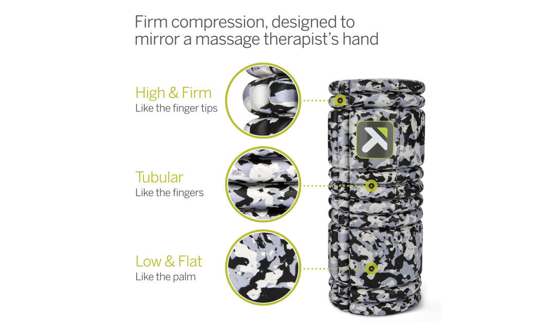 Triggerpoint Foam Roller the Grid - Camo grijs